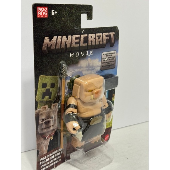 A Minecraft Movie Piglin Warrior Action Figure 4" collectible NEW - Picture 4 of 7